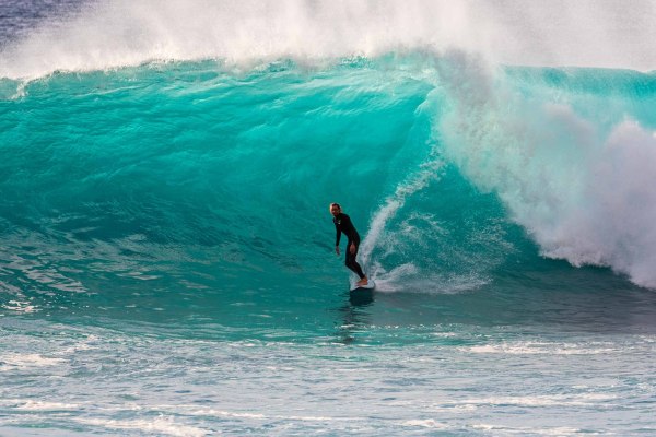 Blue Surfer
